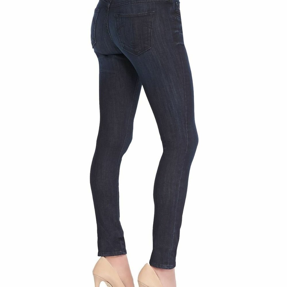 True Religion ‘Halle’ Super Skinny Fit Jeans in Picasso Blue - Picture 2 of 12